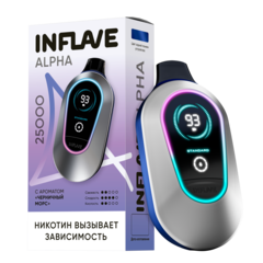 Одноразовая электронная сигарета Inflave Alpha - Черничный Морс (25000 затяжек)