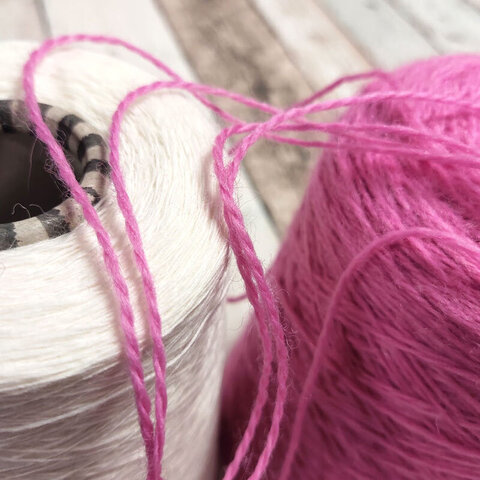 Меринос Di Ve NORWAYWOOL 2/5 розово-сиреневый