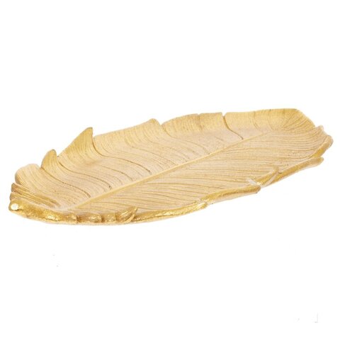Декоративное блюдо (34,5*16*2 см) - Золото - купить 3