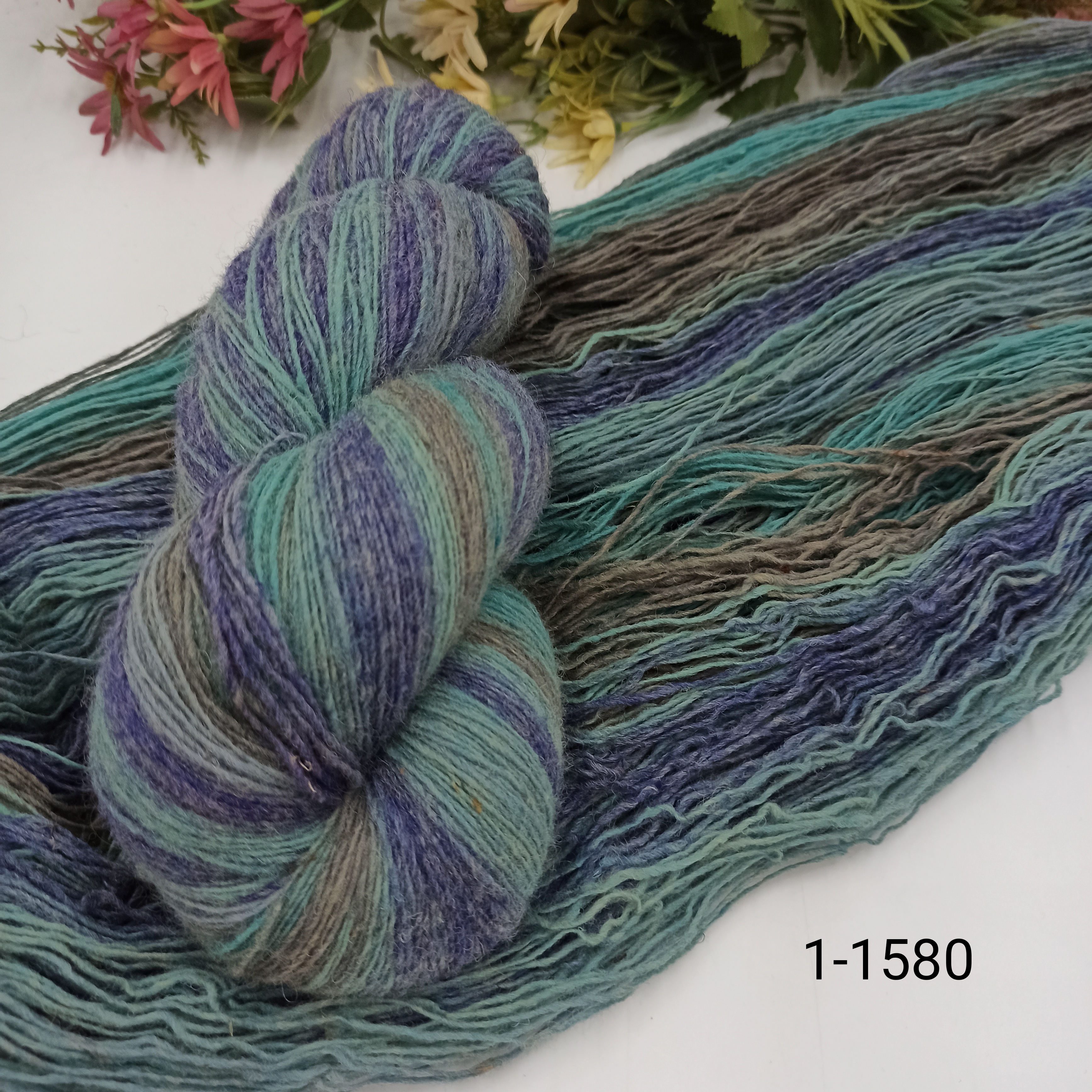 Дундага 6/1 шерсть секционного окрашивания 01-1580 420м/100гр