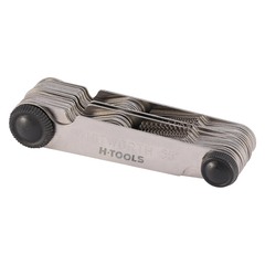 Резьбомер M/MF/Whitworth/G 58шт H-Tools 05001040