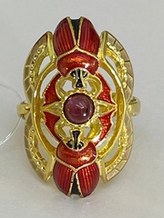 Скарабеи (кольцо из серебра)