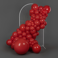 К512 5''/13 см, Пастель, Королевский красный (S29), 100 шт.