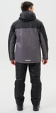 Премиальный теплый зимний костюм Nordski Winter Black/Grey мужской