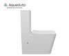 Aqueduto AQDSMACT10 AQD MACIO Plus Унитаз напольный 610*350 безободковый с бачком, Tornado,  сиденье с микролифтом, белый глянцевый