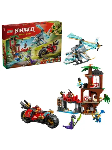 Конструктор NINJAGO 71857 Дом на дереве: Битва ниндзя