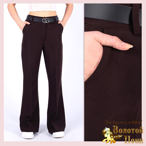 Брюки клеш д (9-13) 260312-GV2027