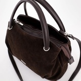 Сумка Саломея 278 эко-замша кофе