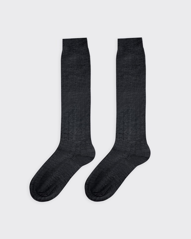 Гольфы из мериносовой шерсти темно-серый