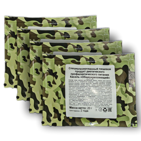 Кисель Общеукрепляющий 'Леовит'🔸 4 шт х 20г