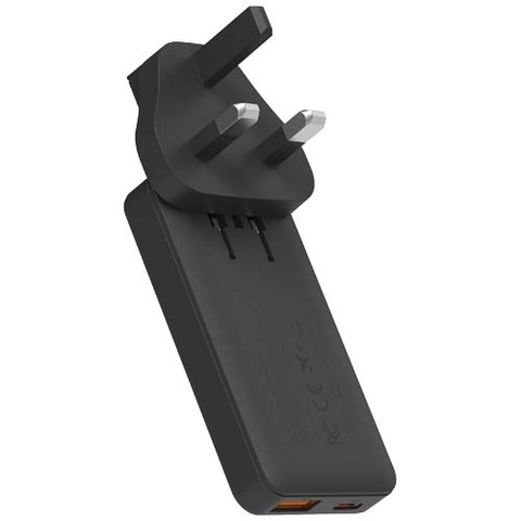 Зарядное устройство для быстрой зарядки Xtorm мощностью 65 Вт с набором из кабеля и дорожного чехла