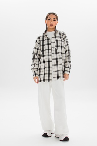 Рубашка в клетку CREAM LINE