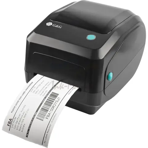 Настольный принтер этикеток G&G GG-D430 (конфигурация с USB), прямая термопечать и термотрансферная печать