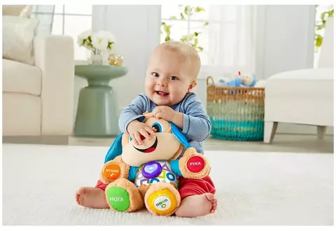 Fisher Price игрушка Ученый Щенок Первые слова