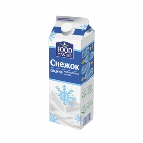Йогурт питьевой FOOD MASTER Снежок 2% 900 г ф/п КАЗАХСТАН