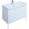 Aquanet 249922 Тумба Nova 100 2 ящ. (SLIM SYNERGY) цв.бел. глянец (249922)