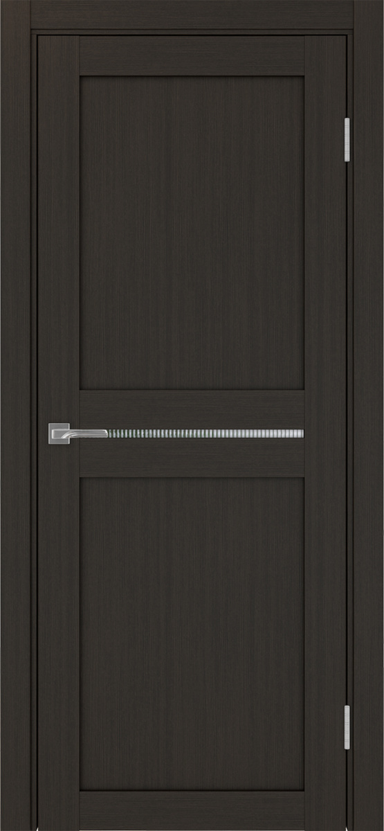 Дверь межкомнатная Оптима Порте Турин 520.121, цвет венге, экошпон, стекло мору