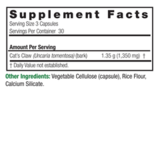 Экстракт кошачего когтя, Nature's Answer Cat’s Claw, 90 вег капсул 2