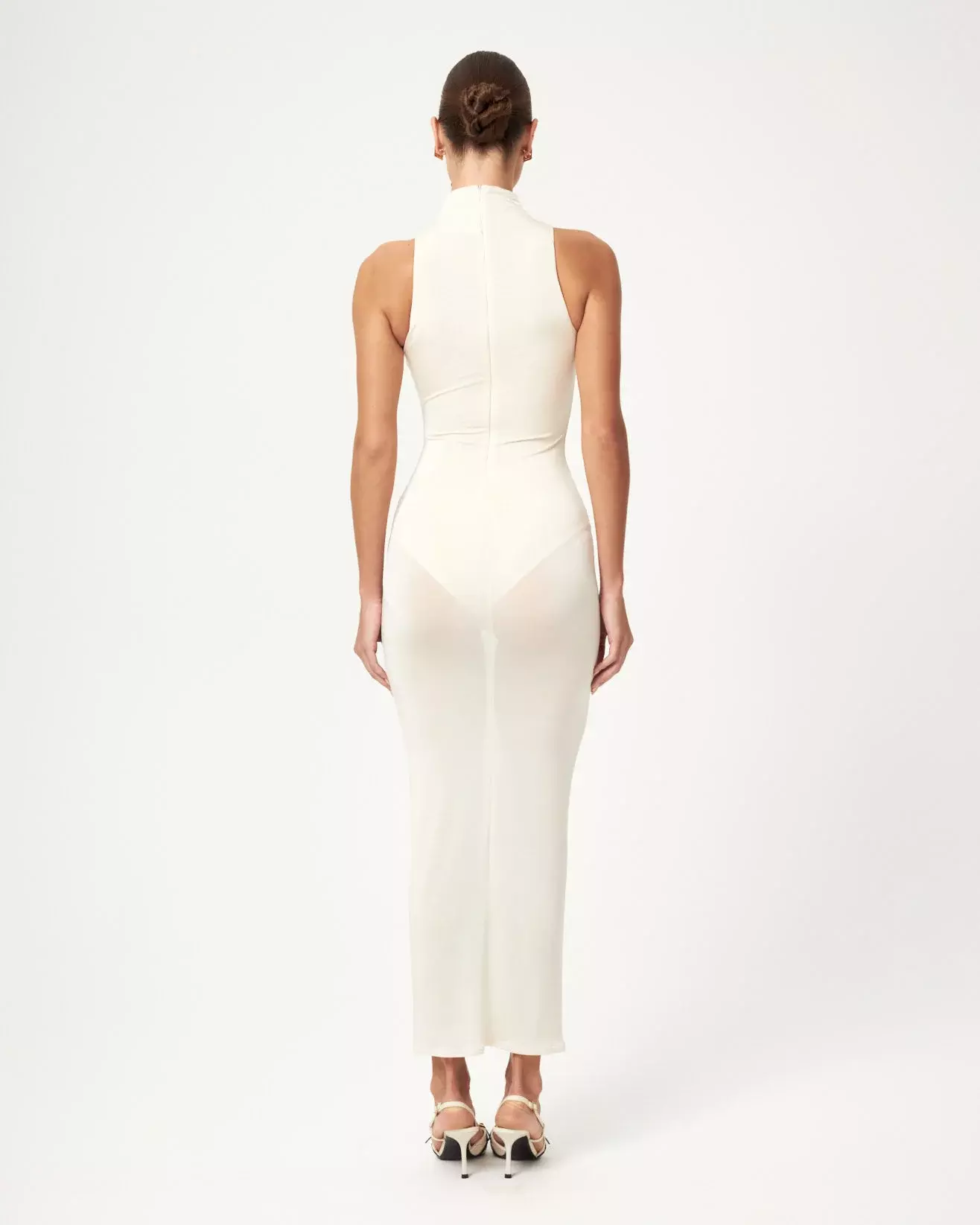 Полупрозрачное платье - боди Kim White