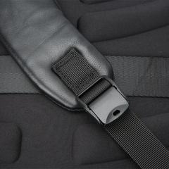 Рюкзак деловой BOPAI чёрный нат. кожа (уценка)