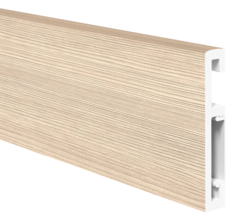 Напольный плинтус ПВХ Foresta Grace Лиственница крем FG 015 2000х70х13 мм