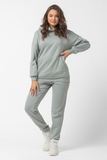 Утепленный спортивный костюм для беременных и кормящих  16501 холодная мята