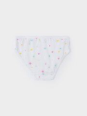 набор трусы/ уп  для девочки  К 1931-3уп/неж.розовый,аквамарин,белый,звездопад