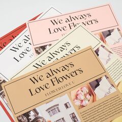 Упаковочная пленка/для цветов, Двухсторонняя матовая, Романтика, белая, 65 мкм, 0,4*0,56 м, 5 шт.