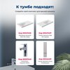 Aquanet 365931 Тумба с раковиной Агата 100 R 1 ящ. цв. бежевый (365931)