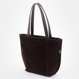 Сумка Саломея 1044 эко-замша кофе