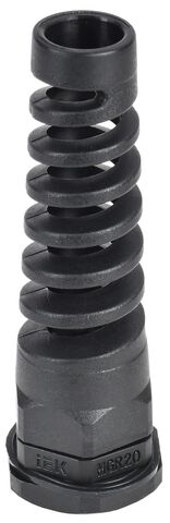 Сальник MGR 20 с гибким отводом d=6-12мм IP68 черный IEK