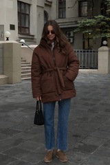 Куртка женская демисезонная "Баланс" коричневый