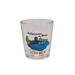 Урал Сувенир - Челябинск набор рюмок 6 шт №0001 Виды города