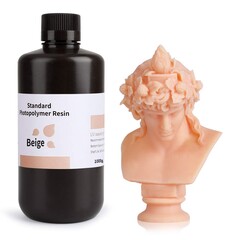Фотополимерная смола Elegoo Standard Resin, бежевая (beige) (1 кг)