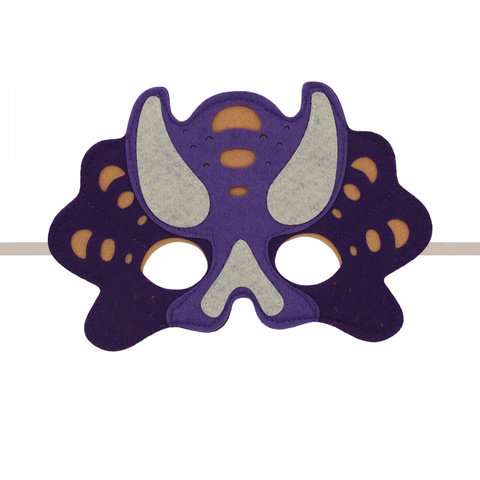 Карнавальная маска Динозавр Трицератопс