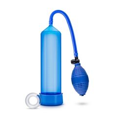 Синяя ручная вакуумная помпа Male Enhancement Pump - 