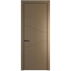 Межкомнатная дверь эмаль Profil Doors 2PA перламутр золото глухая