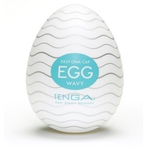 Мастурбатор-яйцо Tenga - Egg Wavy