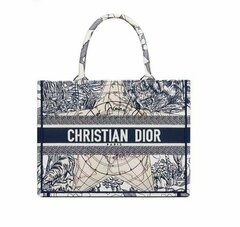 Женская сумка Dior Book Tote, модель маленького формата синий