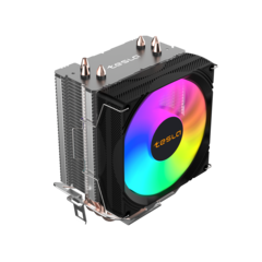 Кулер для CPU TESLA SHADOW 903, 1х92мм, 600-1800rpm, 4-pin, Al+Cu, серебристый-черный-белый/FRGB, 52CFM, 23дБ, 3-PIPE(прямой контакт), TDP 130Вт, INTEL 1700/1200/115x/775/1366, AMD AM5/AM4/AM3(+)/AM2(+)/FM2(+)/FM1/754/940/939 (TSL-903PWM-FRGB)