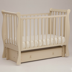 АБ 21.3 " Лаванда " кровать маятниковая  продольная (слоновая кость)