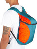 Картинка рюкзак складной Ticket to the Moon backpack mini голубой-оранжевый - 3