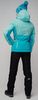 Женский утеплённый прогулочный лыжный костюм Nordski Montana Sky-Aquamarine 2020 с лямками