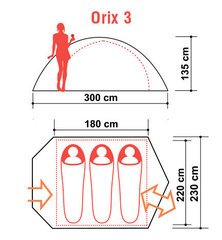 Туристическая палатка Canadian Camper Orix 3