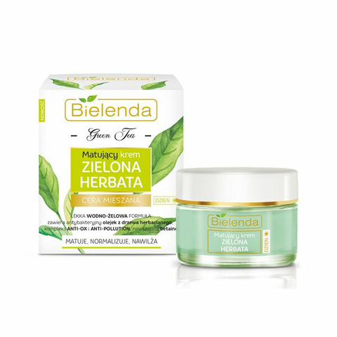 GREEN TEA Крем от жирного блеска лица дневной 50 мл