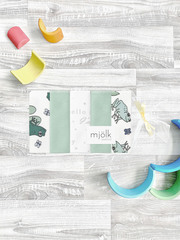 Набор платочков-слюнявчиков Mjölk Лягушки