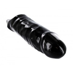 Насадка Mamba Cock Sheath Packaged, 16.5 см, черный