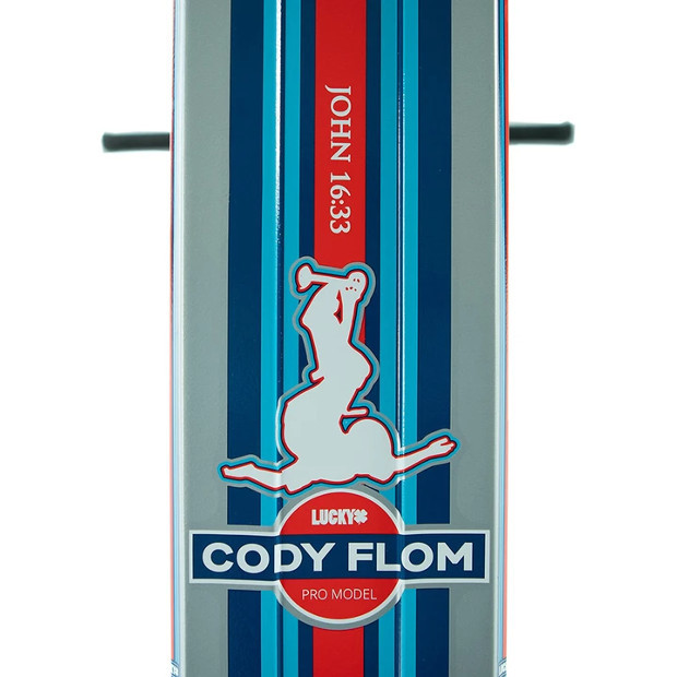 Трюковой самокат LUCKY Cody Flom (Silver/Blue/Red)