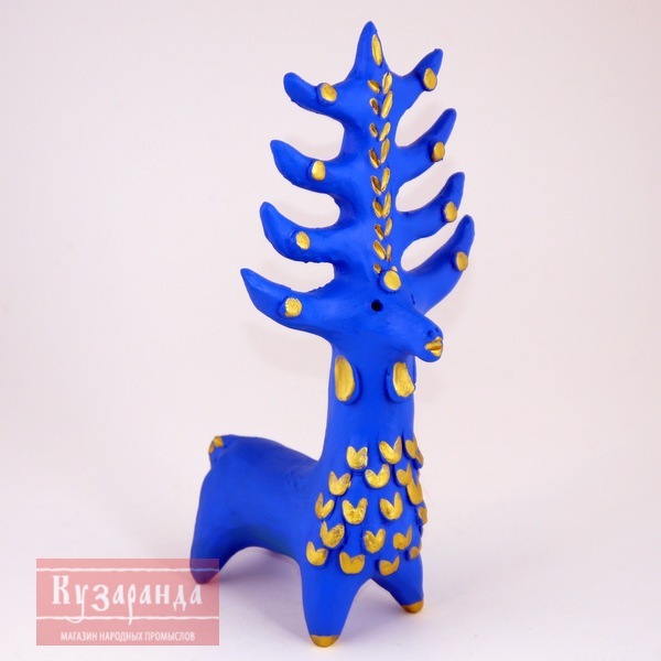 абашевские игрушки олень