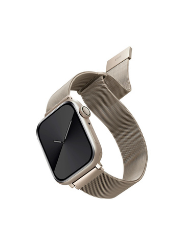 Стальной ремень мелкое плетение Uniq DANTE для Apple Watch 38/40/41, цвет сияющая звезда